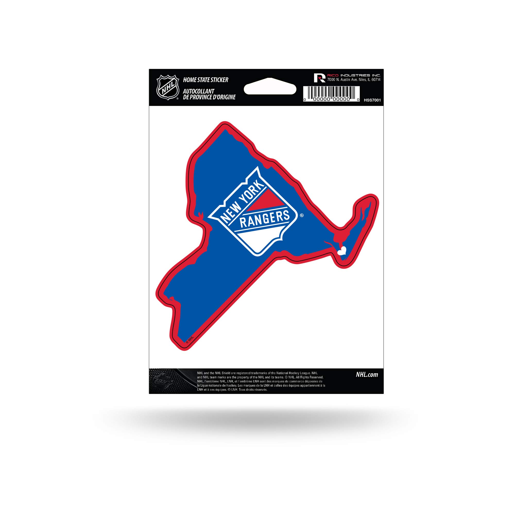 NHL Rico Industries Home State Sticker 5