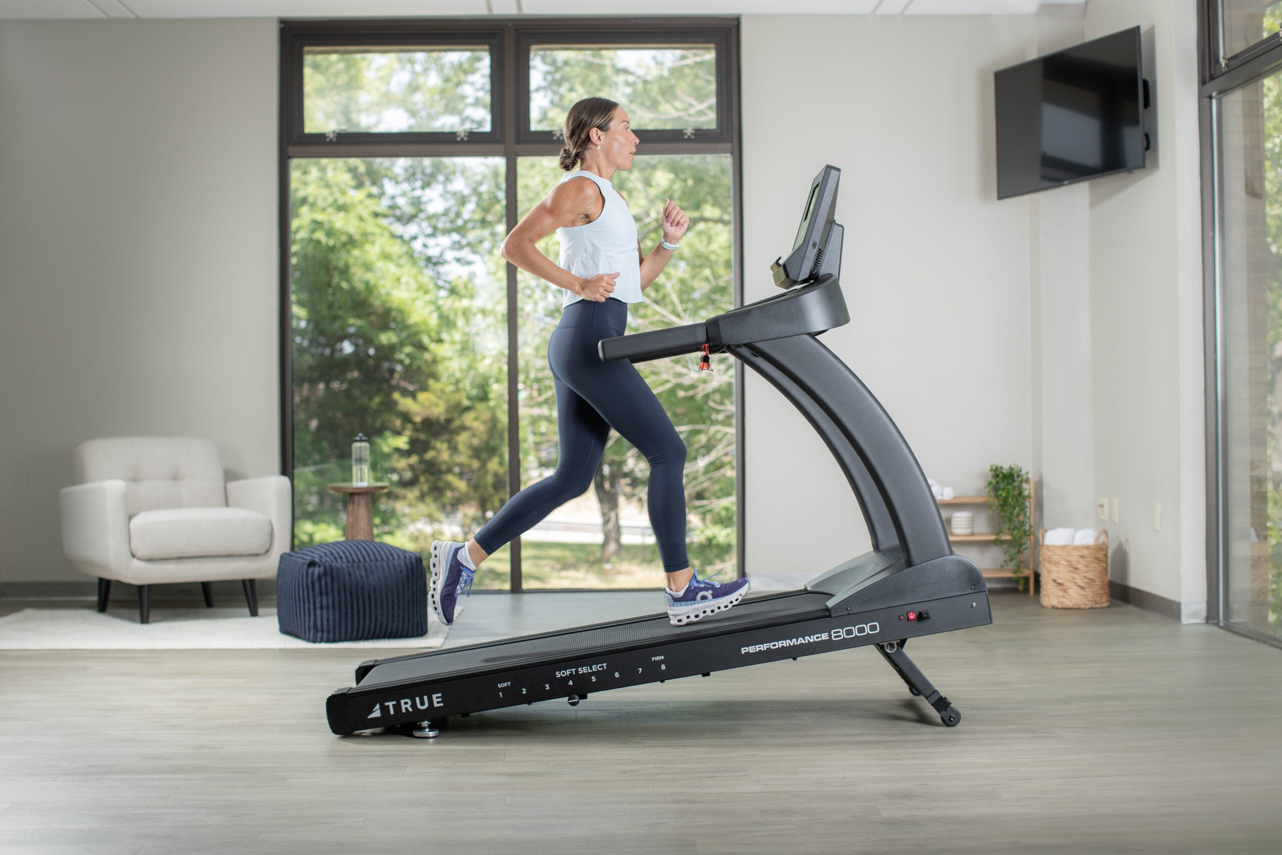 True Performance 8000 Treadmill - Professional Home Gym Equipment for Running & Walking - Perfect for Cardio Workouts, Weight Loss & Home Fitness Training