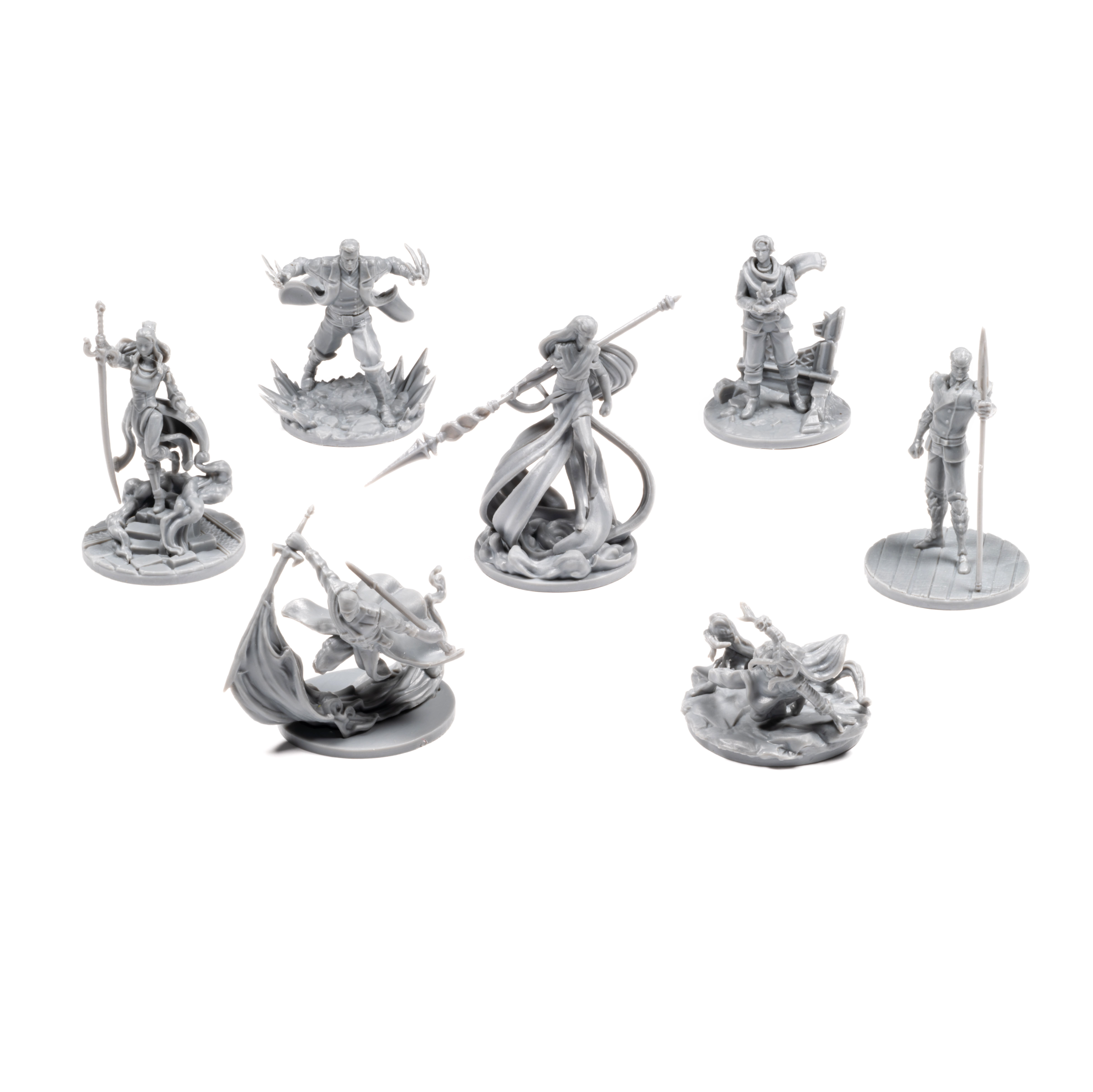 Oathbringer Premium Miniatures 7-Piece Set - Fantasy Tabletop Game Mini Figures for D&D, RPG & Collectors | Perfect for Gaming Battles & Display