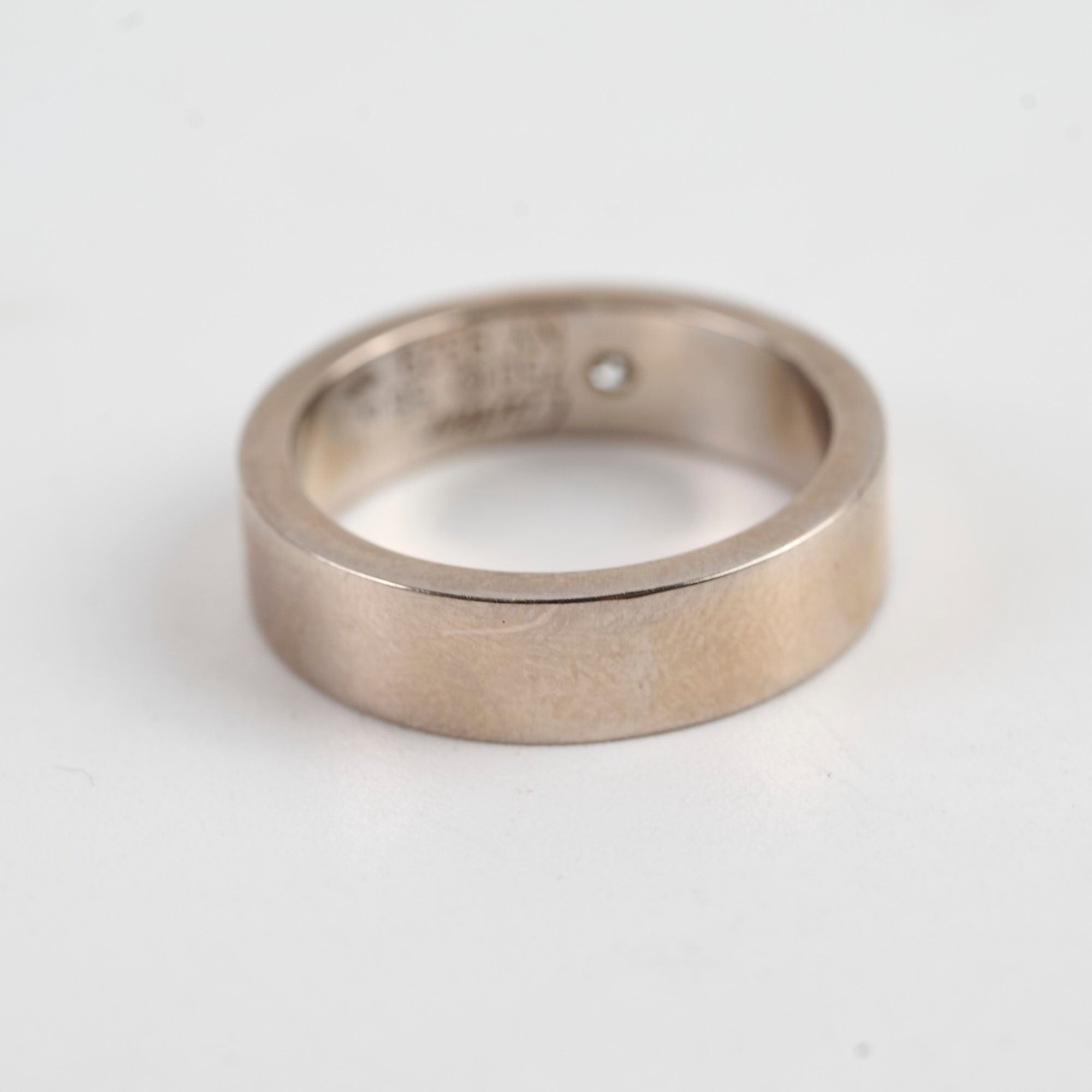 Cartier Love Platinum Ring with 1 Diamond - Size 56 for Women | Luxury Wedding Band, Anniversary Gift & Engagement Jewelry for Special Occasions