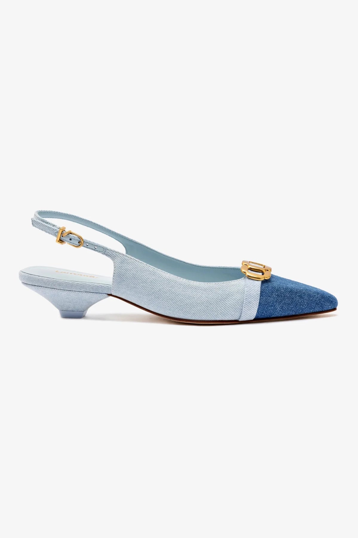 Franca Pump In Blue Denim - Stylish Women's Denim Heels for Work & Casual Wear | Perfect for Office, Dates & Everyday Outfits