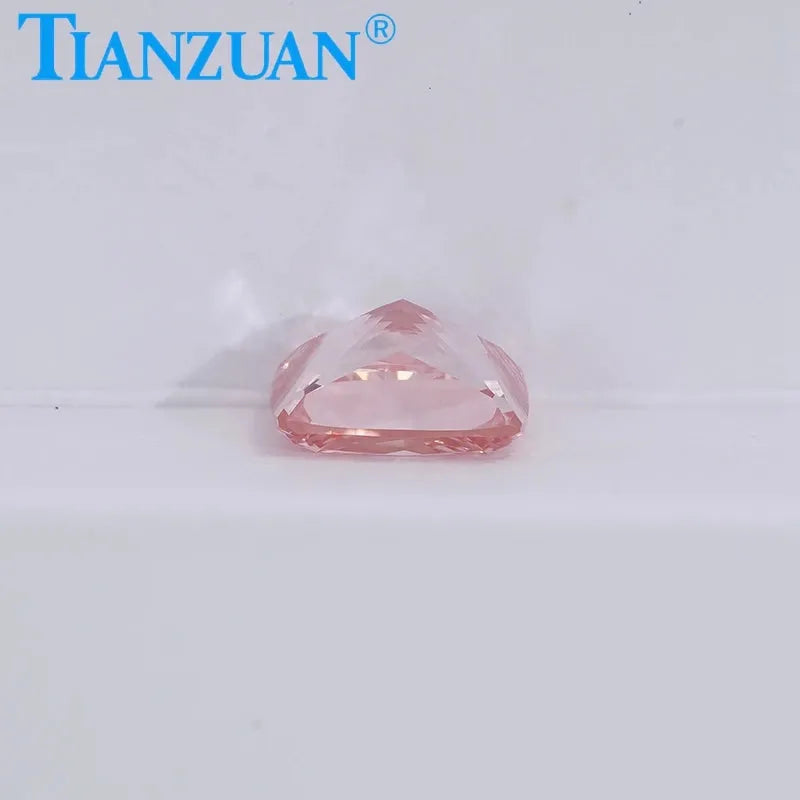 1CT Cushion Cut Lab Grown CVD Diamond - Fancy Vivid Pink VVS2 Clarity IGI Certified Loose Gemstone for Engagement Rings & Fine Jewelry Making