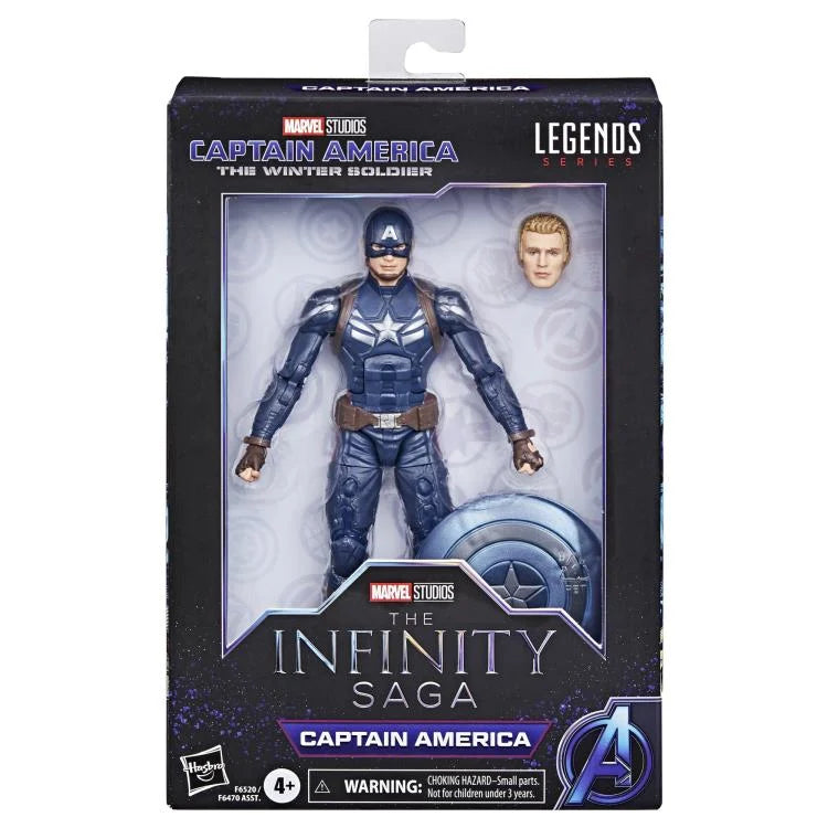 Captain America: The Winter Soldier Marvel Legends Action Figure - The Infinity Saga Collectible for Marvel Fans | Perfect for Display, Cosplay & Gift Giving