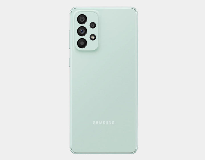 Samsung Galaxy A73 5G Unlocked Smartphone - 128GB Storage, 8GB RAM, Dual SIM, GSM Compatible (Awesome Mint) - Perfect for Streaming, Gaming & Productivity on the Go