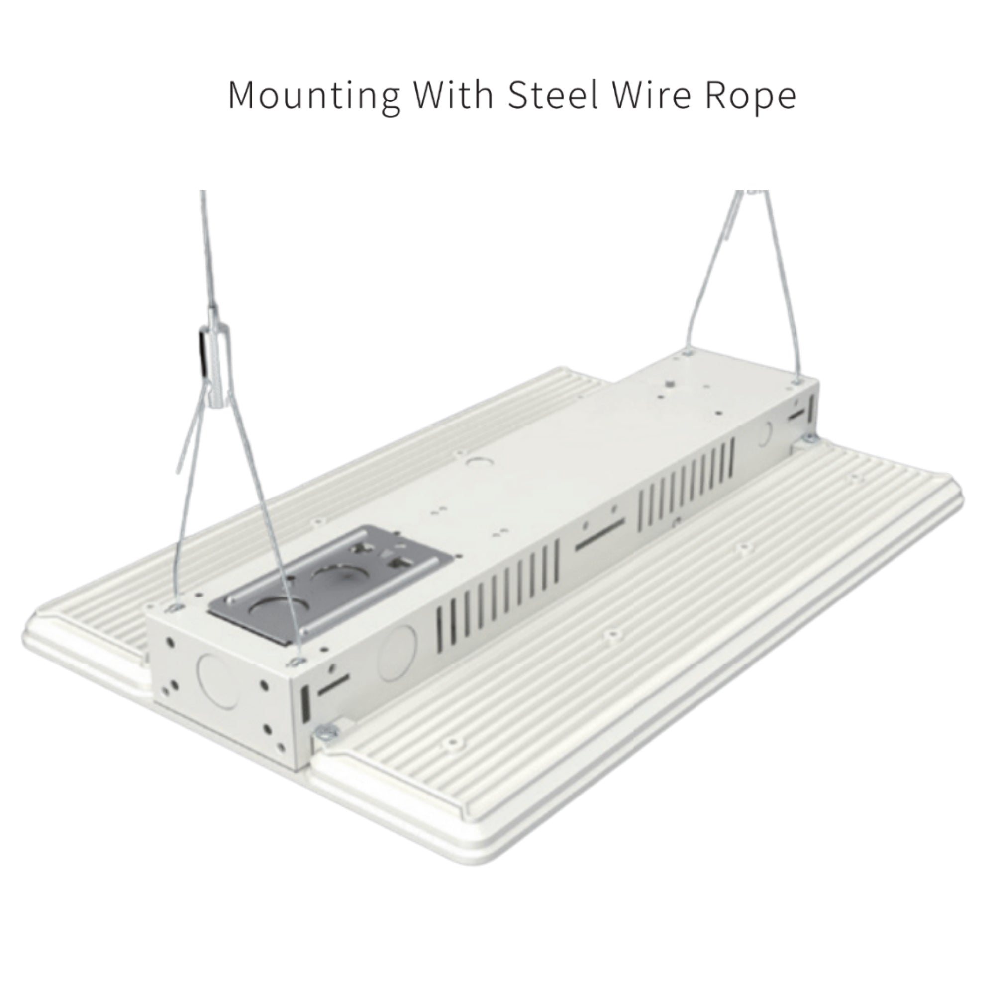 3ft LED Linear High Bay Light 410W 60000 Lumens 4000K/5000K 347-480V - Industrial Warehouse Lighting, Workshop & Gym High Bay Fixture