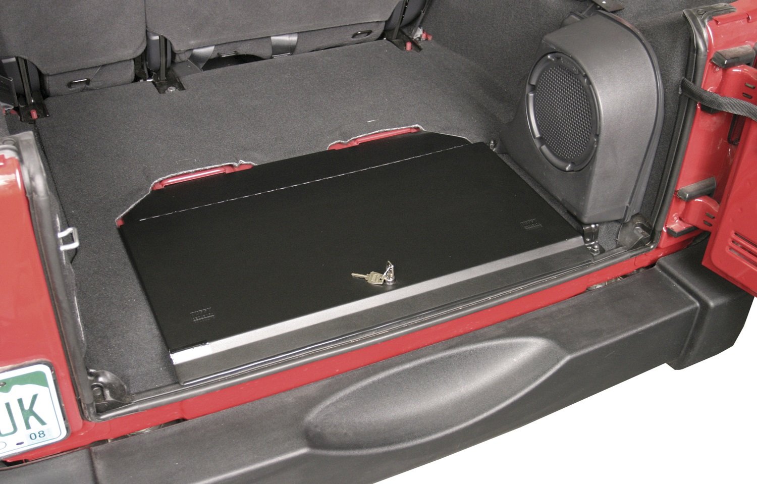 Tuffy Jeep JK Locking Cubby Cover - Secure Storage Solution for Jeep Wrangler JK - Perfect for Off-Roading, Camping & Vehicle Security