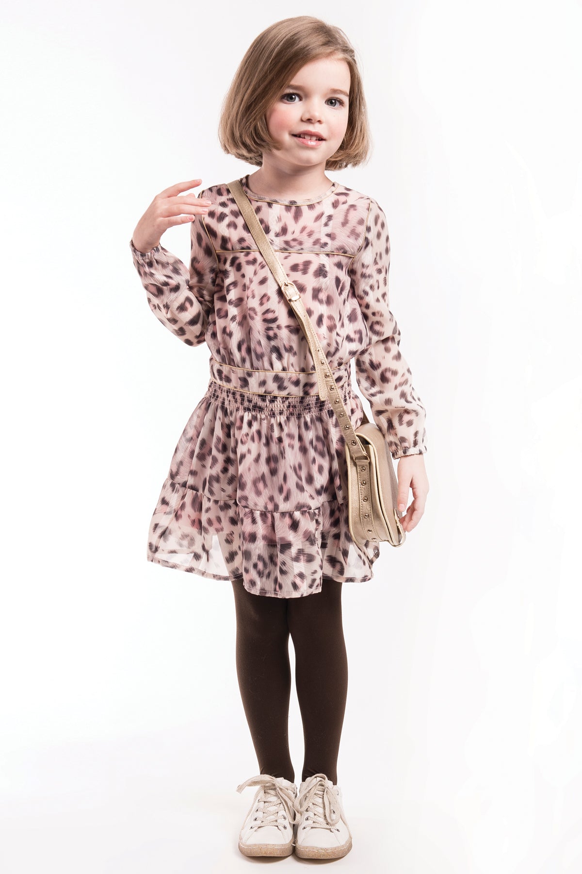Imoga Sylvie Lynx Girls' Dress - Cute & Stylish Outfit for Toddler & Kids | Perfect for Birthday Parties, School Events & Family Photos