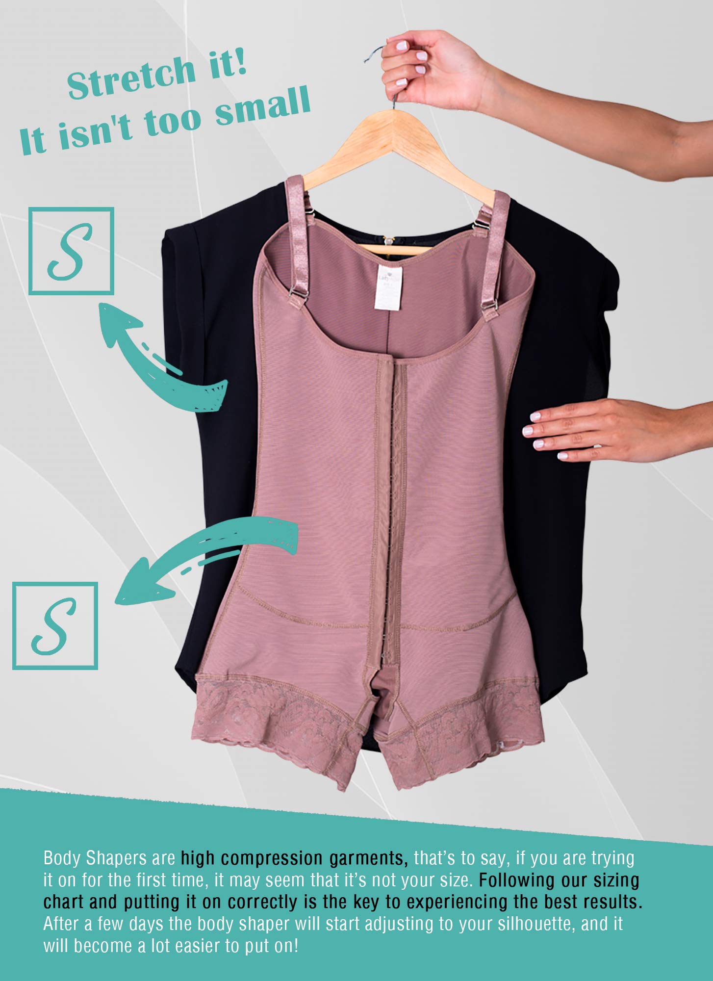 LT.ROSE 210210 Postpartum Shapewear - Colombian Butt Lifting Fajas for Women | Post-Surgery & Postpartum Recovery Girdle for Body Shaping & Waist Training