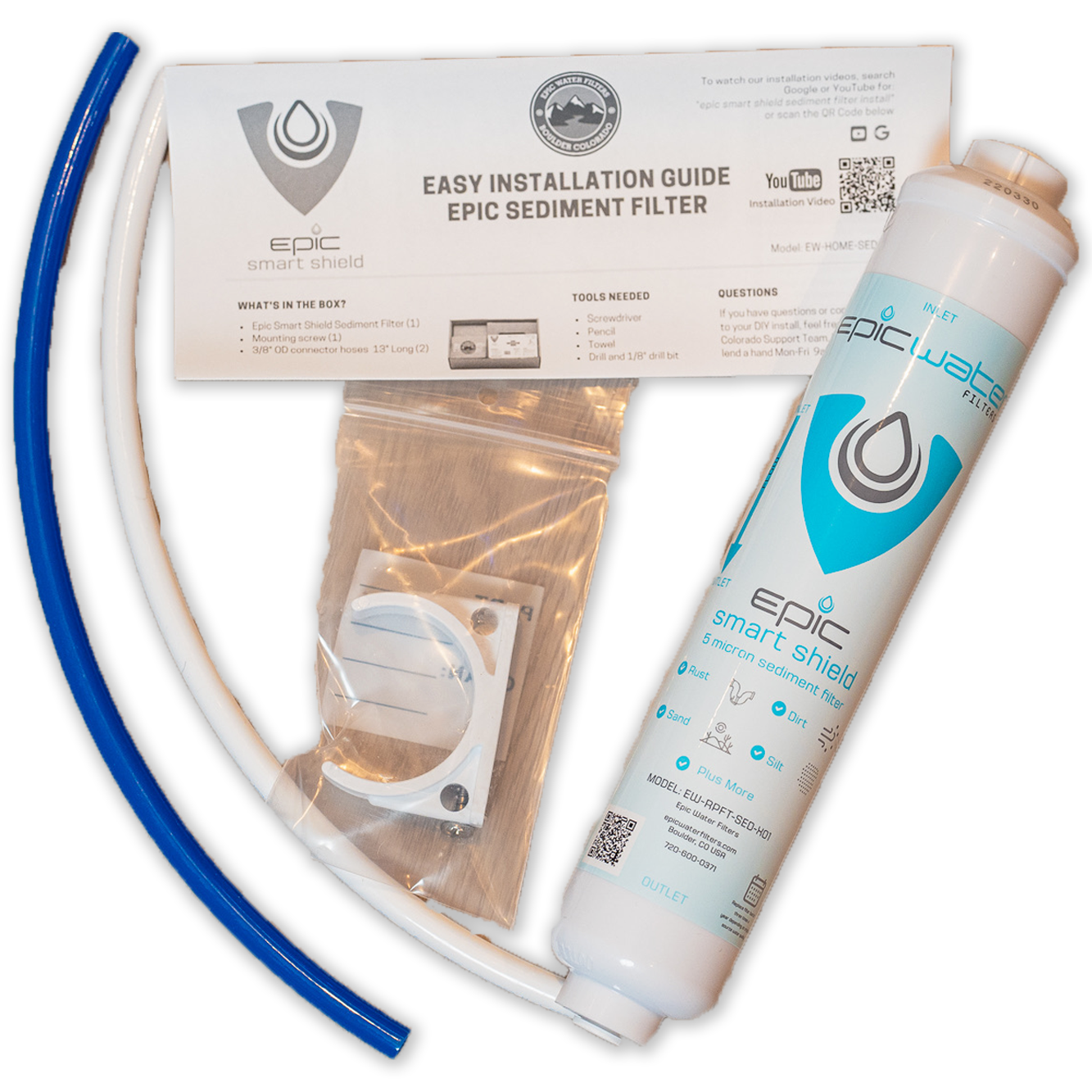 **Sediment Filter Kit for Home Water Filtration – Removes Dirt, Sand & Rust – Compatible with Whole House & Under Sink Systems – Clean Water for Drinking, Cooking & Appliances**