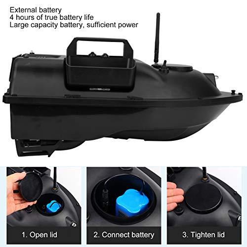 Smart Remote Control Fish Feeder Boat with 500m GPS Location - 2 Handheld Controllers for Precision Feeding | Perfect for Lake Fishing, Pond Maintenance & Aquaculture Use