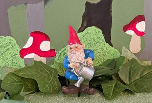 Miniature Fairy Garden Accessories Set - DIY Fiddlehead Fairy Garden Supplies with Watering Can, Gnome Stake & Brolan for Outdoor & Indoor Garden Decor | Perfect for Fairy Garden, Terrariums & Home Decoration