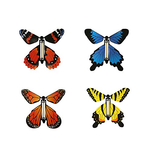 Wind Up Butterfly Toys - STEM Educational Science Kit for Kids by Insect Lore (ILP3860) - Fun Learning Toys for Classroom, Birthday Gifts & Outdoor Exploration