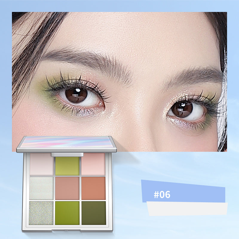 Shedella Dreamy Nine Color Eyeshadow Palette - Long Lasting, Highly Pigmented Makeup Palette for Day & Night Looks - Perfect for Parties, Weddings & Everyday Glam