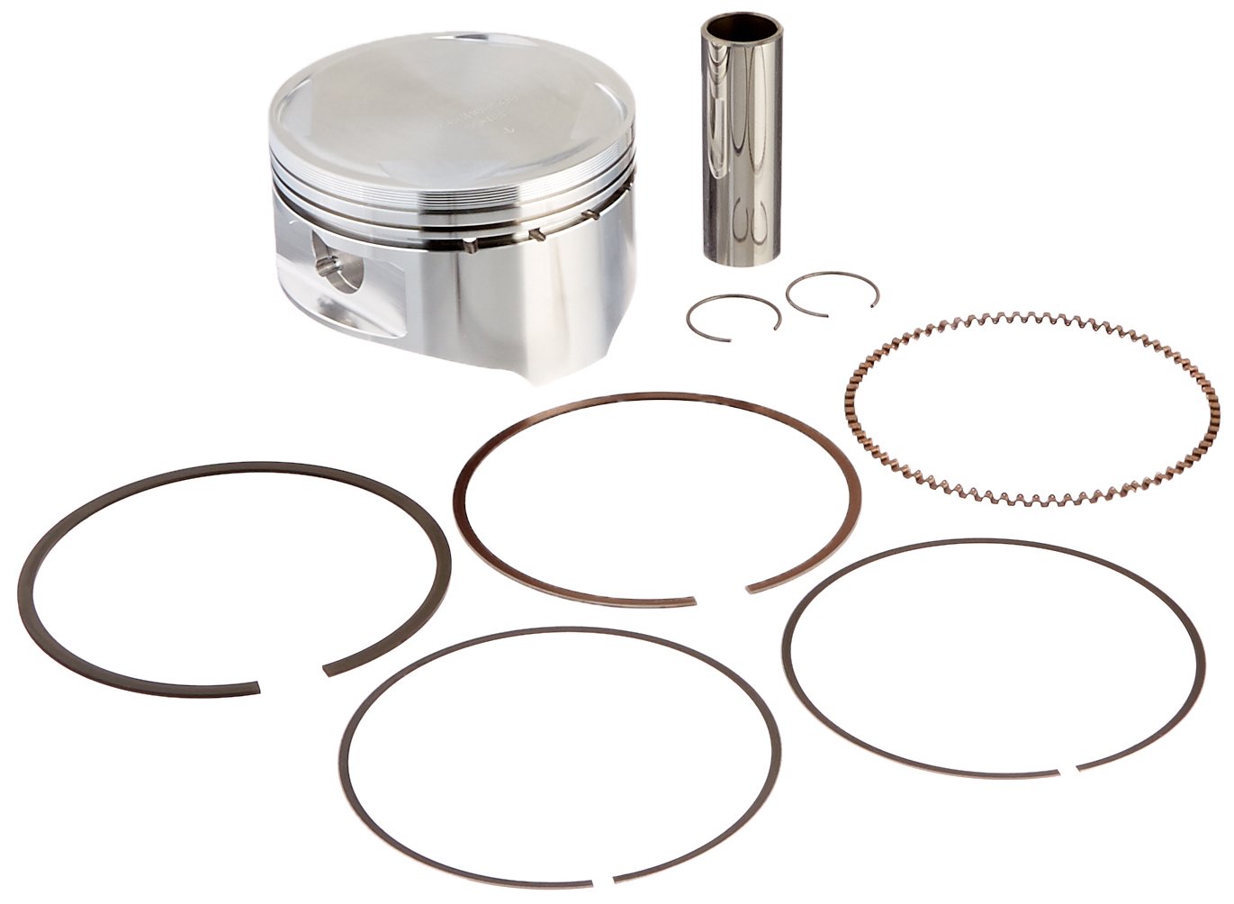 Wiseco 4606M08500 85.00mm 10:1 Compression Motorcycle Piston Kit - High Performance Upgrade for Harley, Honda, Yamaha & Suzuki Bikes - Perfect for Engine Rebuilds & Racing Modifications