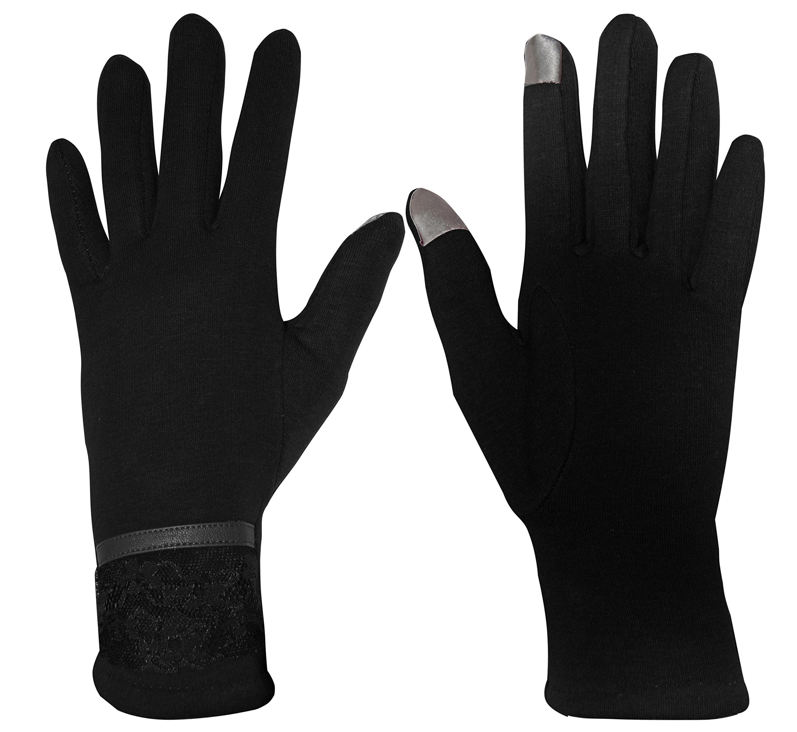 Women's Touch Screen Fleece Lined Winter Gloves - Warm Thermal Texting Gloves for Cold Weather - Perfect for Skiing, Snowboarding & Outdoor Activities