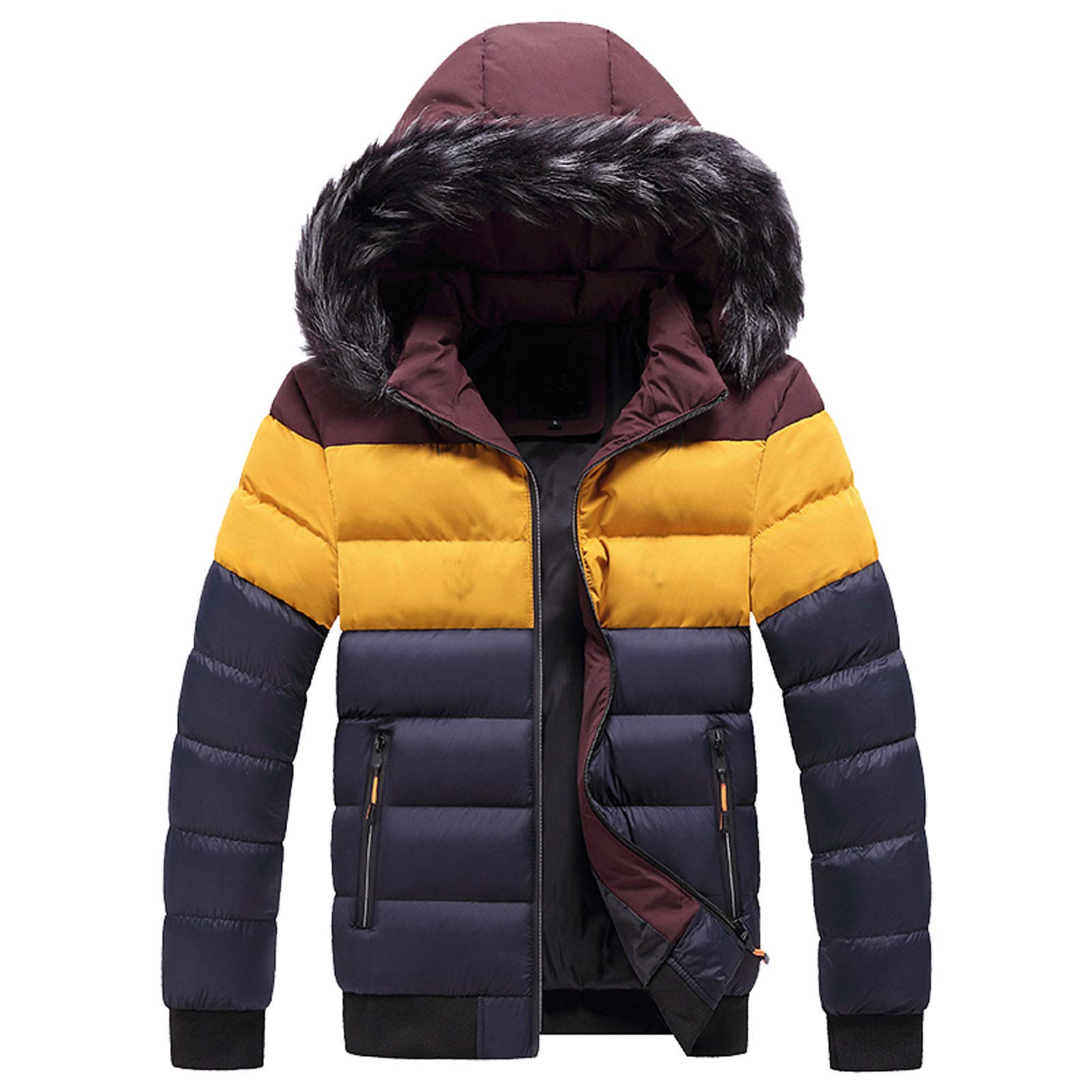Men's Soft Shell Winter Jacket - Windproof, Warm & Hooded Outerwear for Outdoor Activities, Hiking & Casual Wear