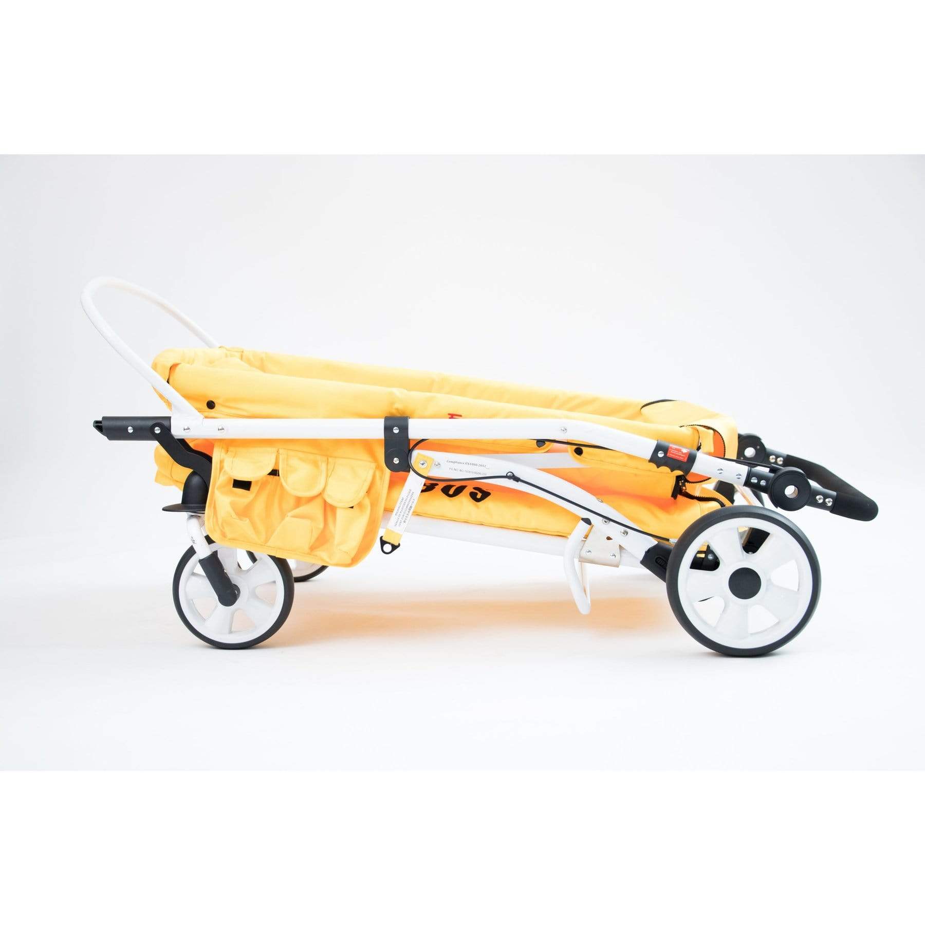 Wonderfold Wagon MJ06 4-in-1 Quad Stroller Wagon - 4 Seat All-Terrain Baby Stroller & Utility Cart for Beach, Park, Shopping & School Bus Rides