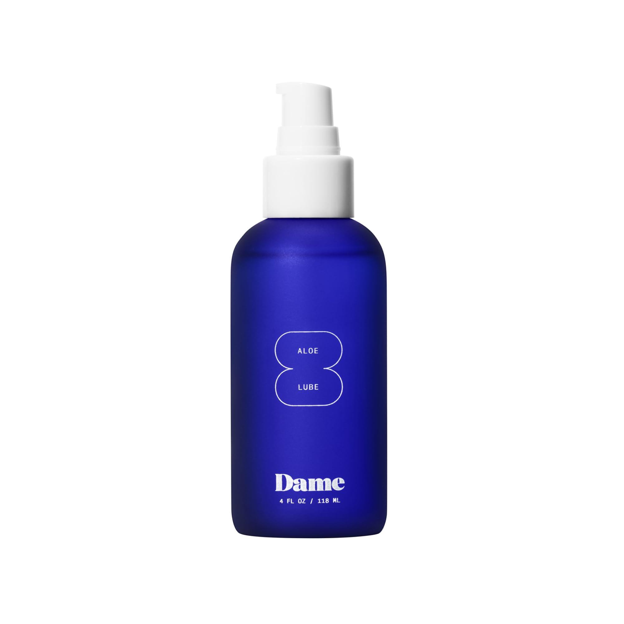 Dame Products Aloe-Based Personal Lubricant for Women - 4 Fl Oz - Doctor Recommended pH-Balanced Aloe Vera Lube - Perfect for Intimate Comfort & Sensitive Skin Care - Ideal for Couples & Solo Use