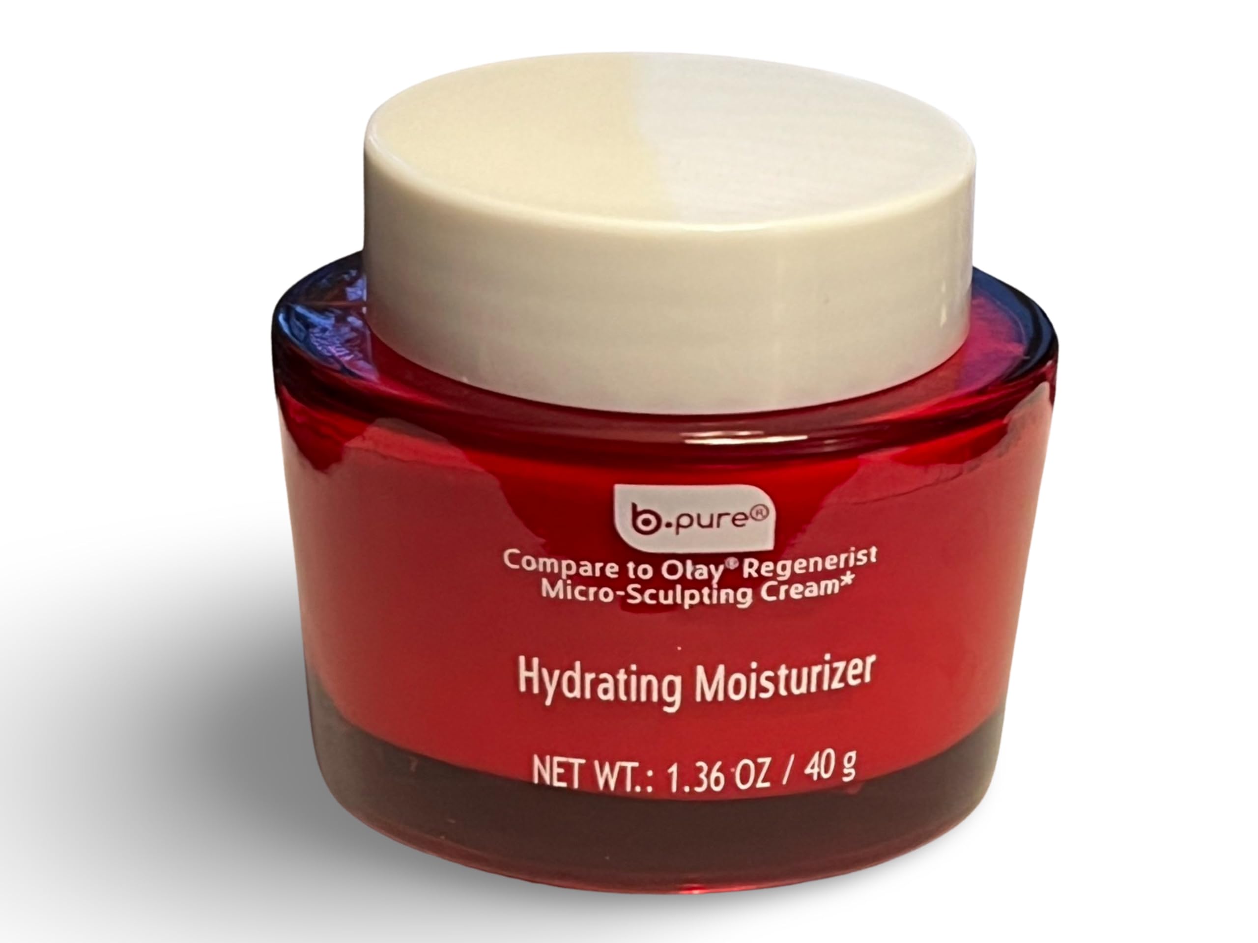 b.pure Revitalizing Hydrating Moisturizer 1.36 oz - Daily Face Cream for Dry & Sensitive Skin | Perfect for Day & Night Skincare Routine