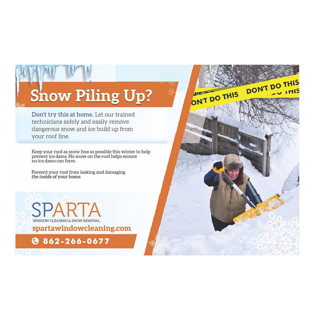 Premium Roof Snow Shovel Set - Lightweight & Durable Snow Removal Tool for Winter Home Maintenance (Ideal for Roof, Gutters & Driveway Clearing)