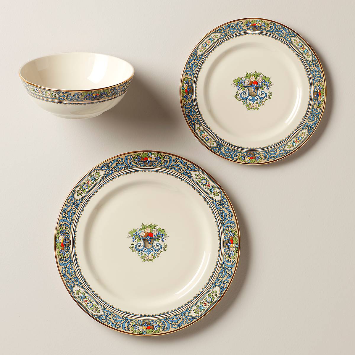 Autumn 3-Piece Place Setting - Elegant Dinnerware Set for Fall Table Decor | Perfect for Thanksgiving, Harvest Parties & Cozy Family Dinners