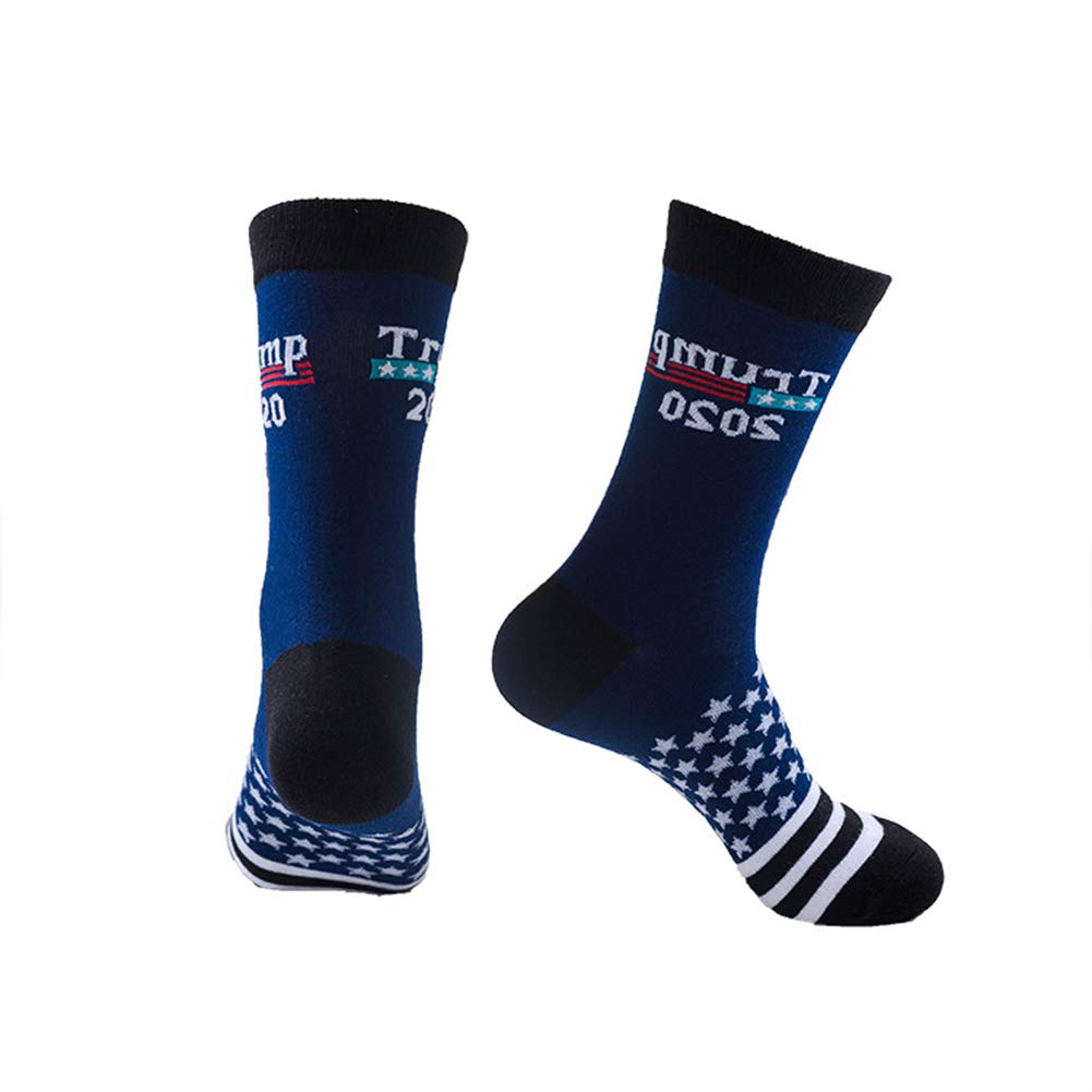Trump 2020 Socks for Men & Women - Patriotic Keep America Great Novelty Cotton Athletic Socks - Perfect for Sports, Political Events & Gift Giving