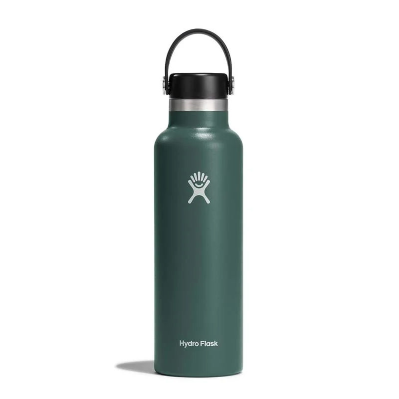 21 oz Standard Mouth Water Bottle - BPA Free, Leak Proof, Durable Stainless Steel for Gym, Hiking & Outdoor Activities
