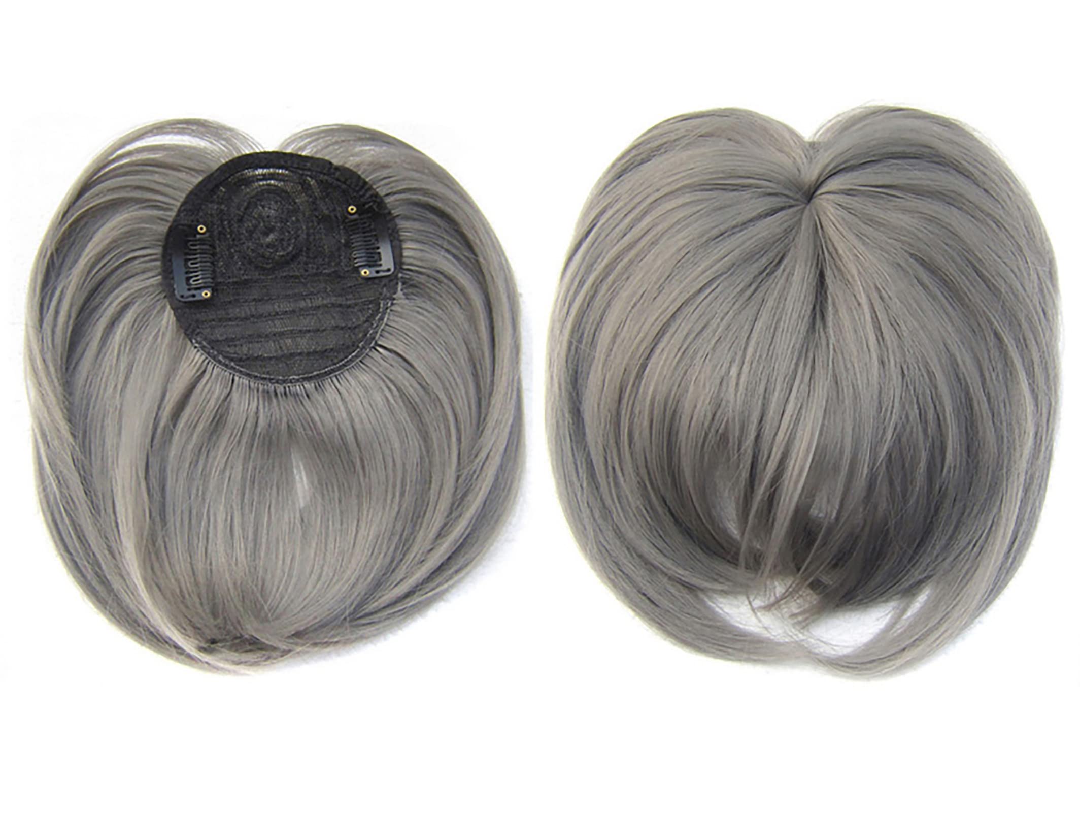 Fashionable Clip-In Bangs Hair Topper for Women - Silky Soft Clip-On Fringe Wig for Instant Volume & Style - Perfect for Daily Wear, Cosplay & Hair Loss Solutions