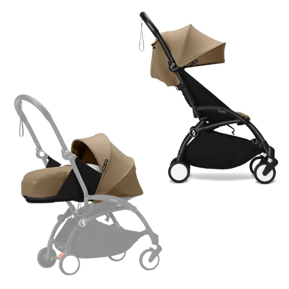 Stokke YOYO3 0+ & 6+ Complete Baby Stroller - Lightweight Travel Stroller for Newborns to Toddlers | Perfect for Air Travel, City Walks & Everyday Use