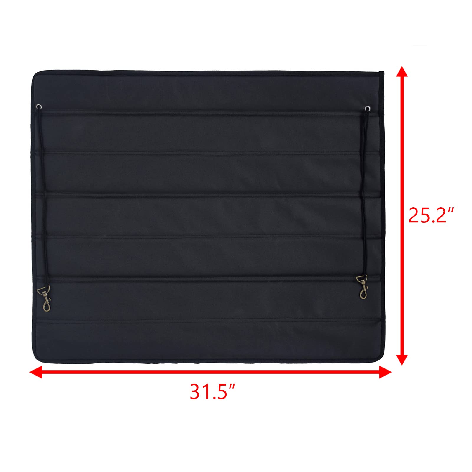 Foldable Car Trunk Bumper Guard Mat for SUV - Heavy Duty Rear Bumper Protector & Cargo Liner Floor Mat - Perfect for Road Trips, Camping, and Grocery Hauling