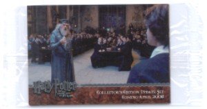 Harry Potter and the Goblet of Fire Update Sealed 4 Card Silver Foil Promo Pack - Collectible Trading Cards for Fans and Card Game Enthusiasts