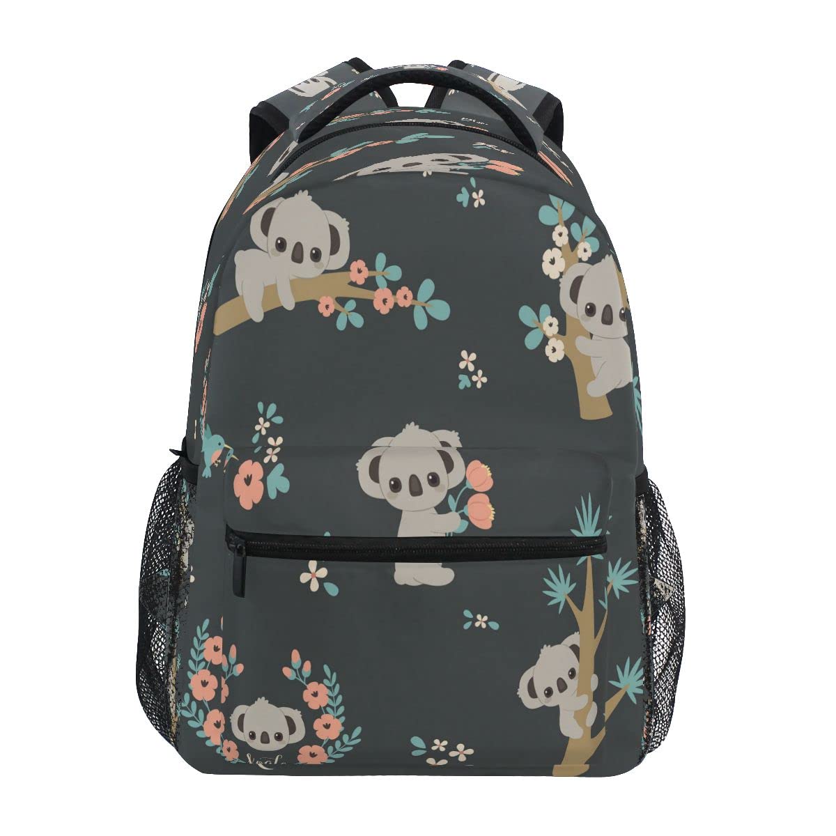 Koala Themed School Backpack for Teens - Durable Bookbag for Boys & Girls - Perfect for School, Travel & Daily Use