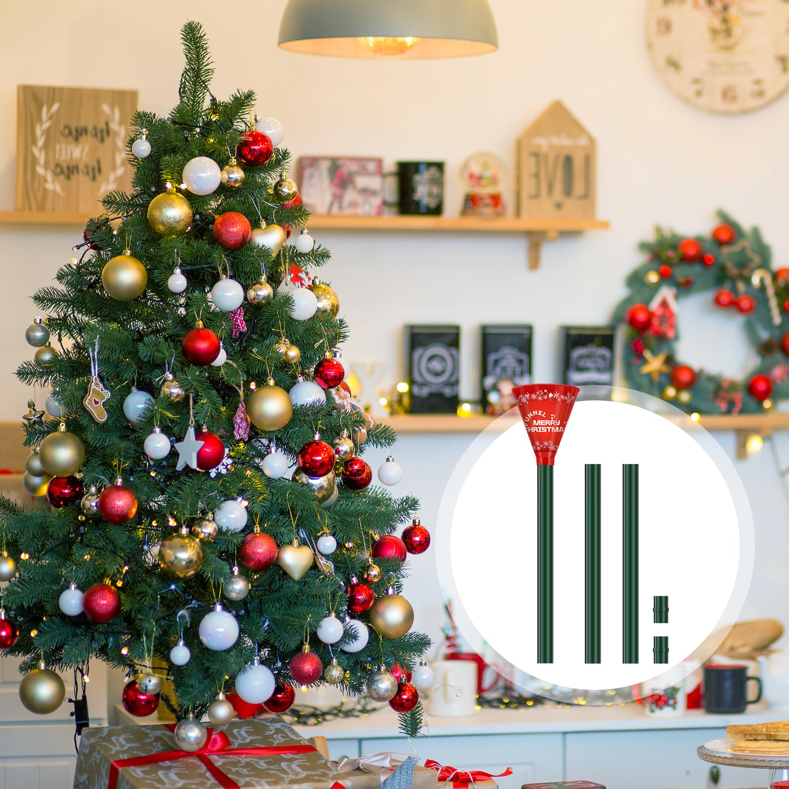 **39 Inch Christmas Tree Watering Funnel - Reusable Tree Watering Tool for Easy Holiday Decor Care | Perfect for Live Christmas Trees, Home & Party Decorations**