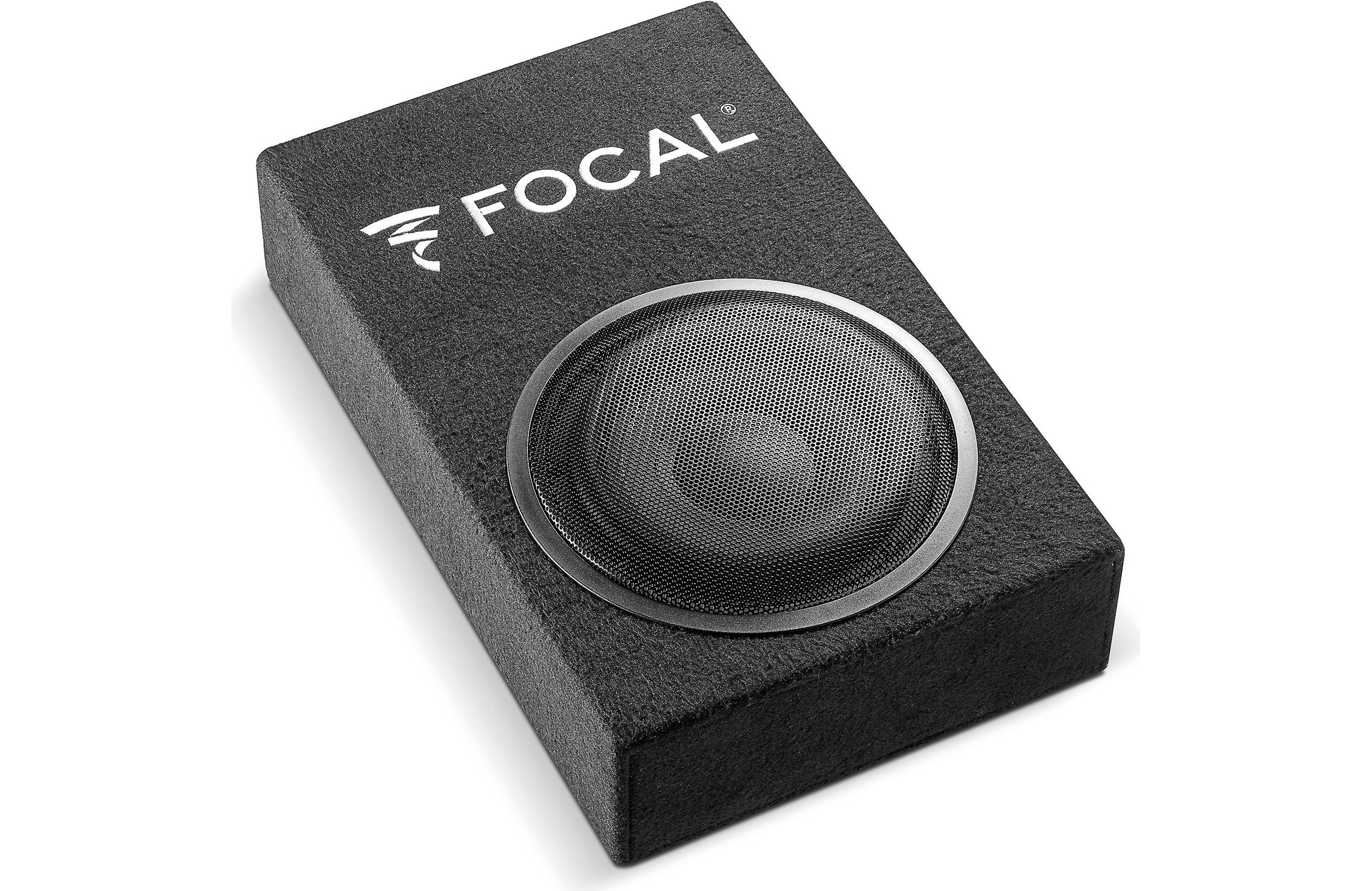 Focal PSB200 8 Inch Shallow Subwoofer - Passive Sealed Enclosure for Car Audio & Home Theater Systems | Deep Bass for Music & Movies