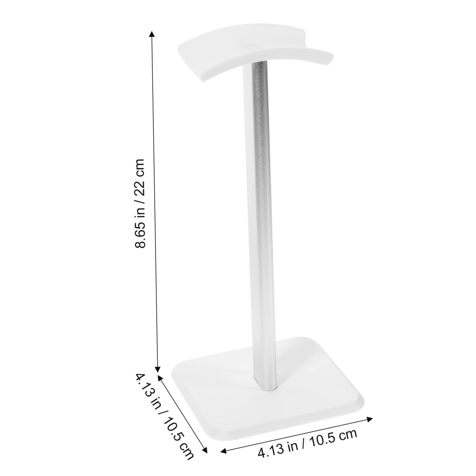 Holibanna 4 Pack Metal Headphone Stand - Aluminum Alloy Gaming Headset Holder with Non-Slip Base for Desk, Office, and Gaming Setup (Model Z6)