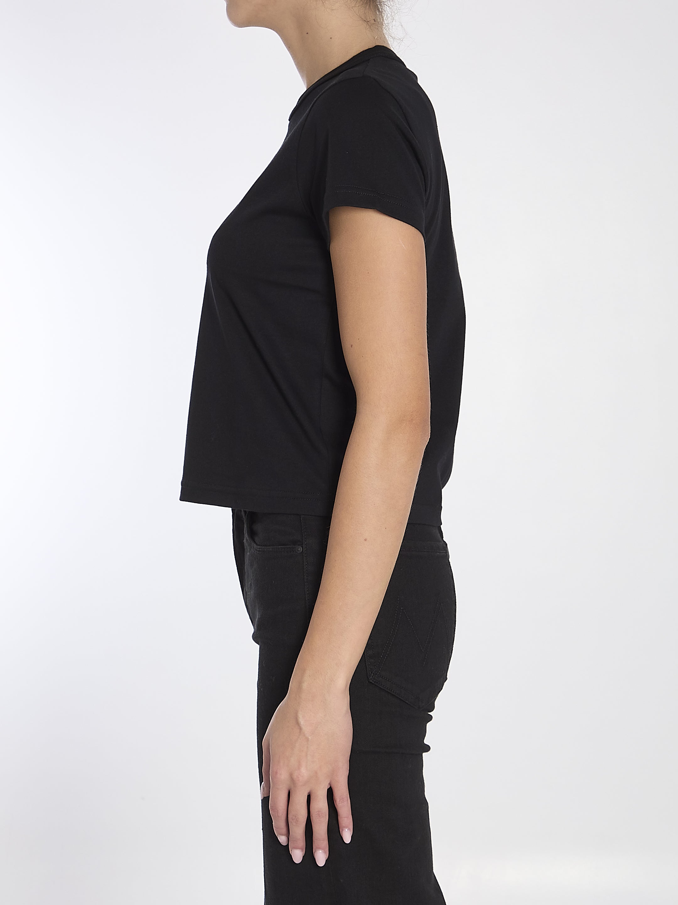 Alexander Wang Logo T-Shirt for Women - Stylish Casual Cotton Tee for Everyday Wear, Street Fashion & Outfits
