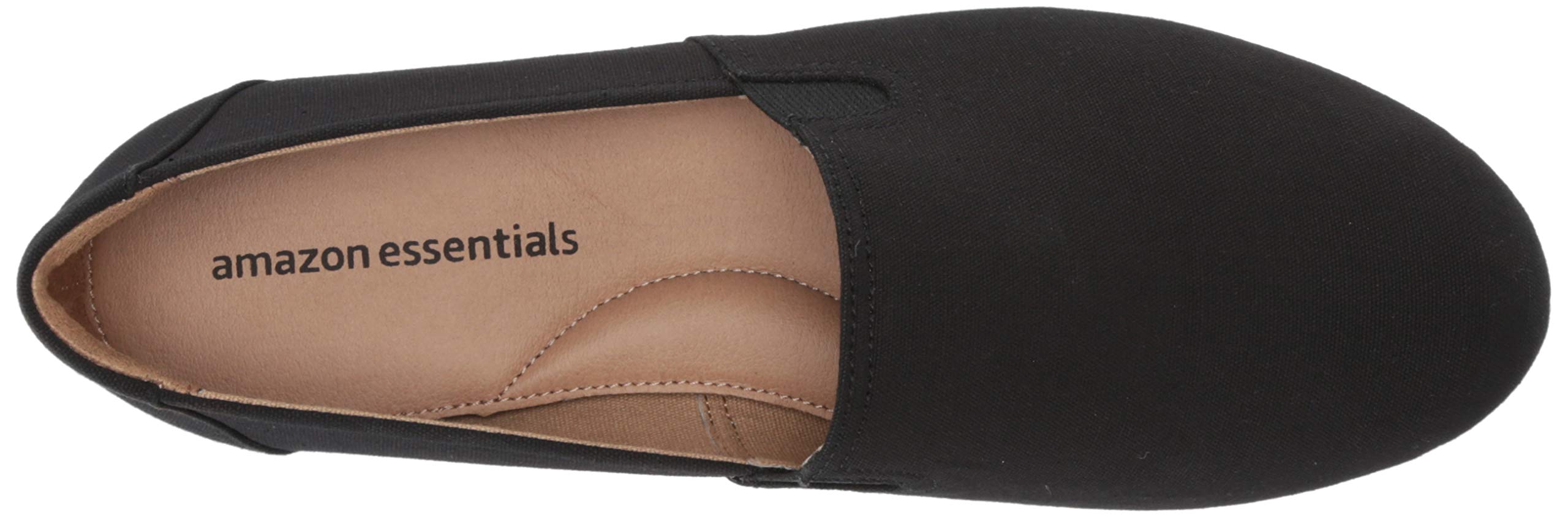 Amazon Essentials Women's Casual Slip-On Canvas Flat Shoes - Comfortable & Lightweight for Everyday Wear, Walking, Travel & Work