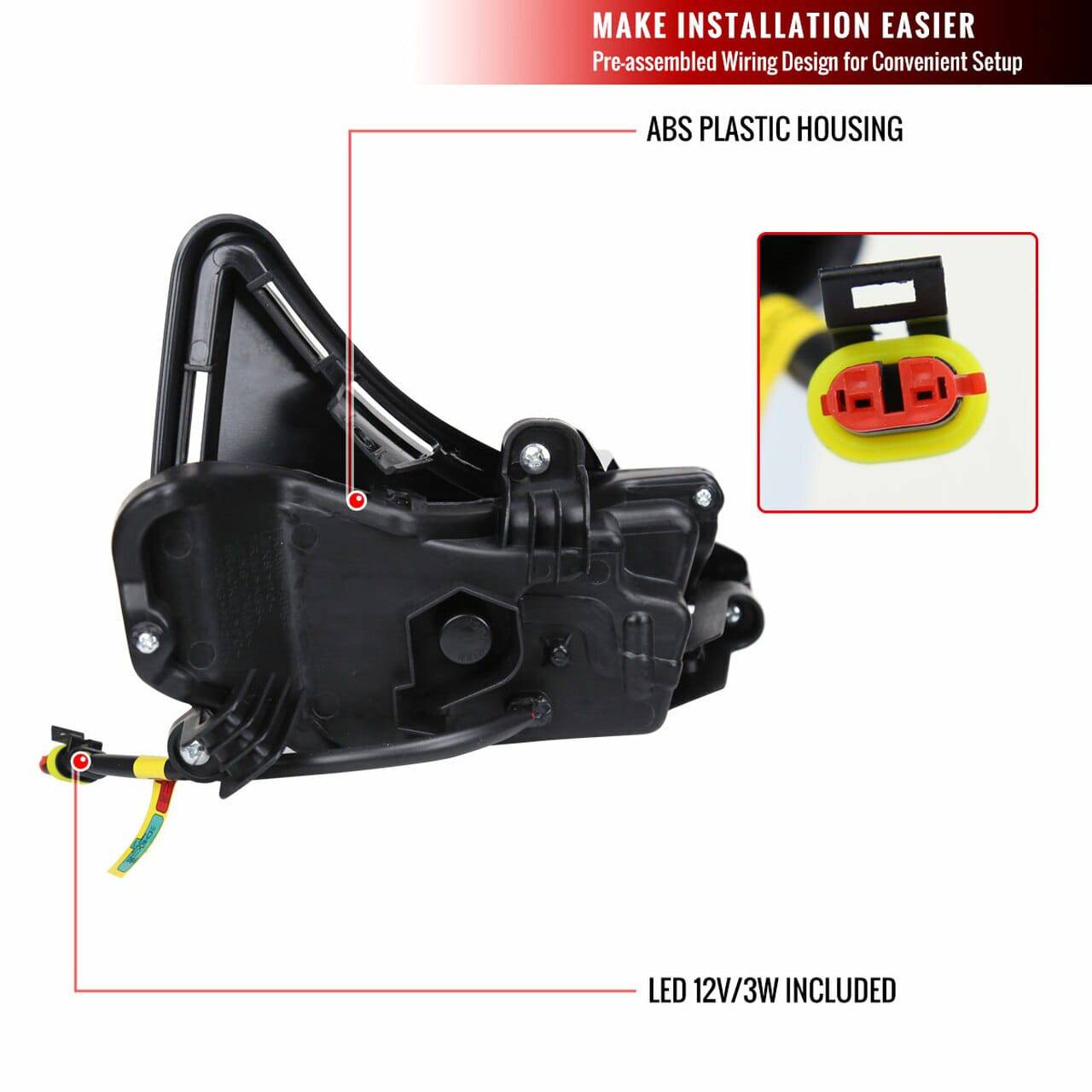 2017-2019 Toyota Corolla LED Fog Lights Kit with Switch & Wiring Harness - Chrome Housing Clear Lens - Upgrade Your Car Lighting for Night Driving & Foggy Conditions