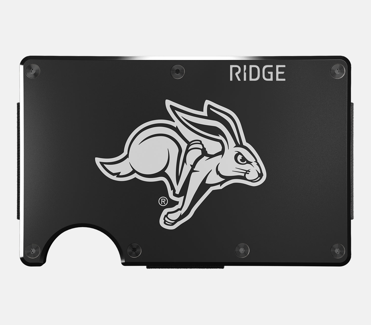 Ridge Wallet for Men - Slim Minimalist RFID Blocking Front Pocket Wallet - South Dakota State Jackrabbits Design - Perfect for Everyday Carry, Travel & Gifts