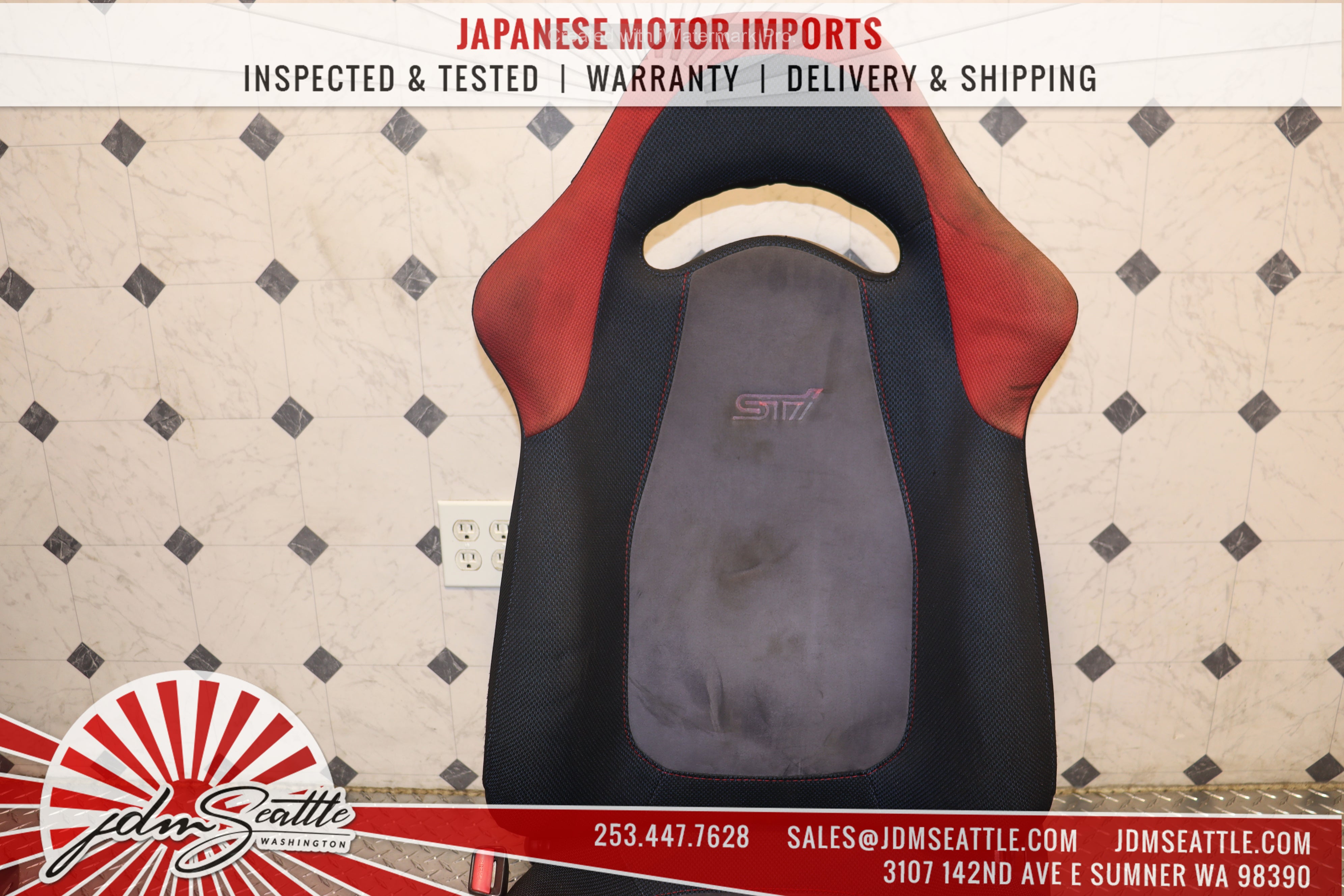 JDM 99-02 Subaru Impreza WRX GC8 STI Front Left & Right Seats - Perfect for Racing & Car Restoration Projects