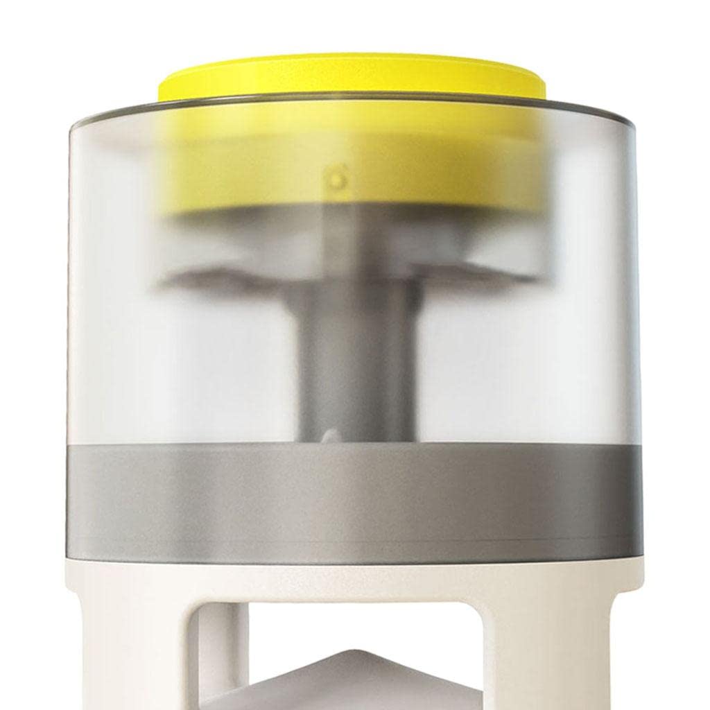 Fashion My Day® Universal Smart Pet Feeder for Dogs & Cats - Yellow & White | Automatic Intelligent Feeding Bowl for Pets | Perfect for Home, Travel & Training | Pet Supplies, Dog & Cat Bowls