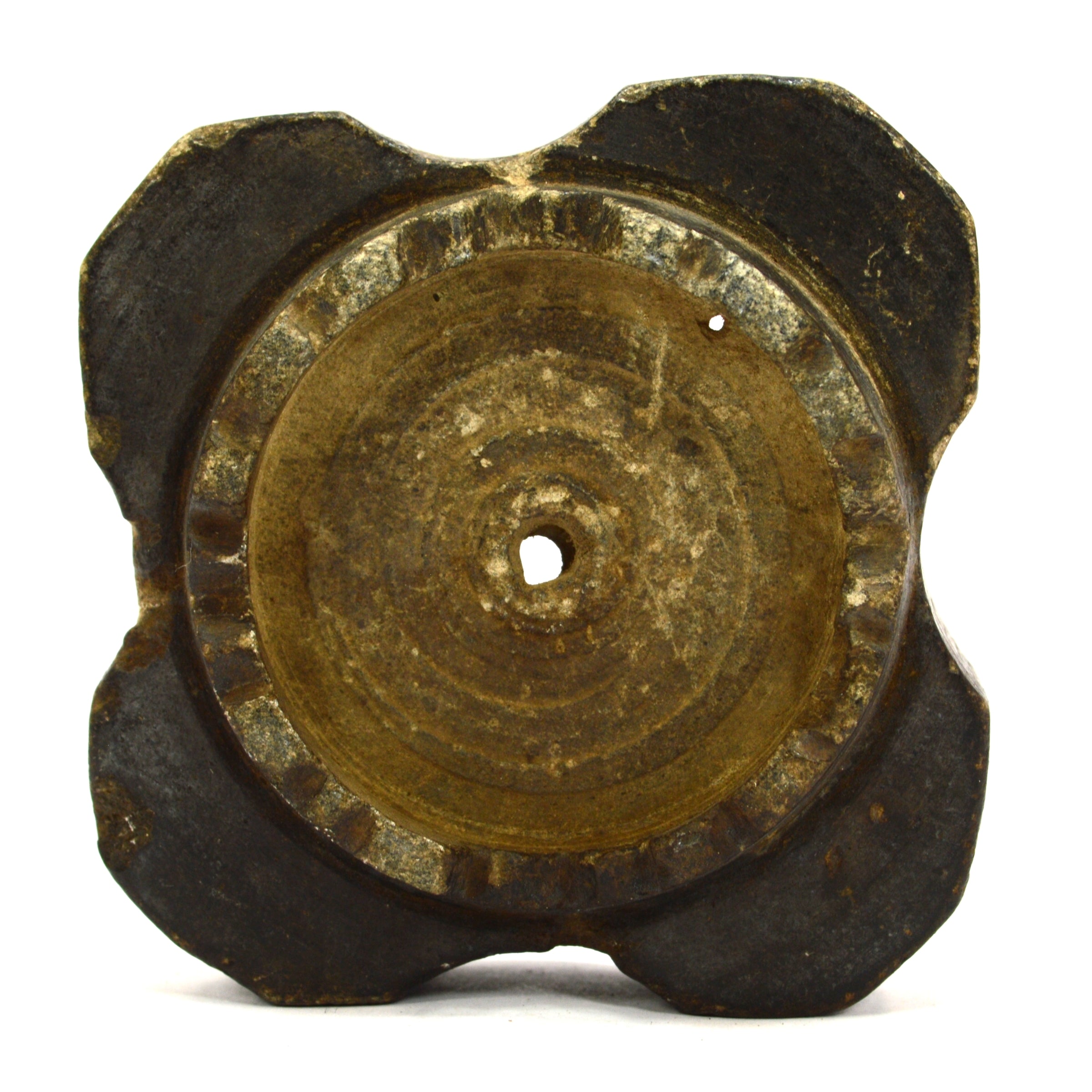 Ancient BACTRIAN STONE VESSEL - Handcrafted Steatite/Chlorite 4-Chamber Bowl with Intricate Incised Designs - Perfect for Home Decor, Museum Display & Ancient Art Collection