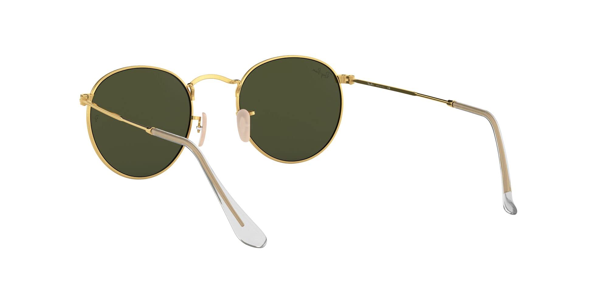 Ray-Ban RB3447 Round Metal Sunglasses for Men & Women - Classic Retro Polarized UV Protection Shades for Driving, Beach & Outdoor Activities