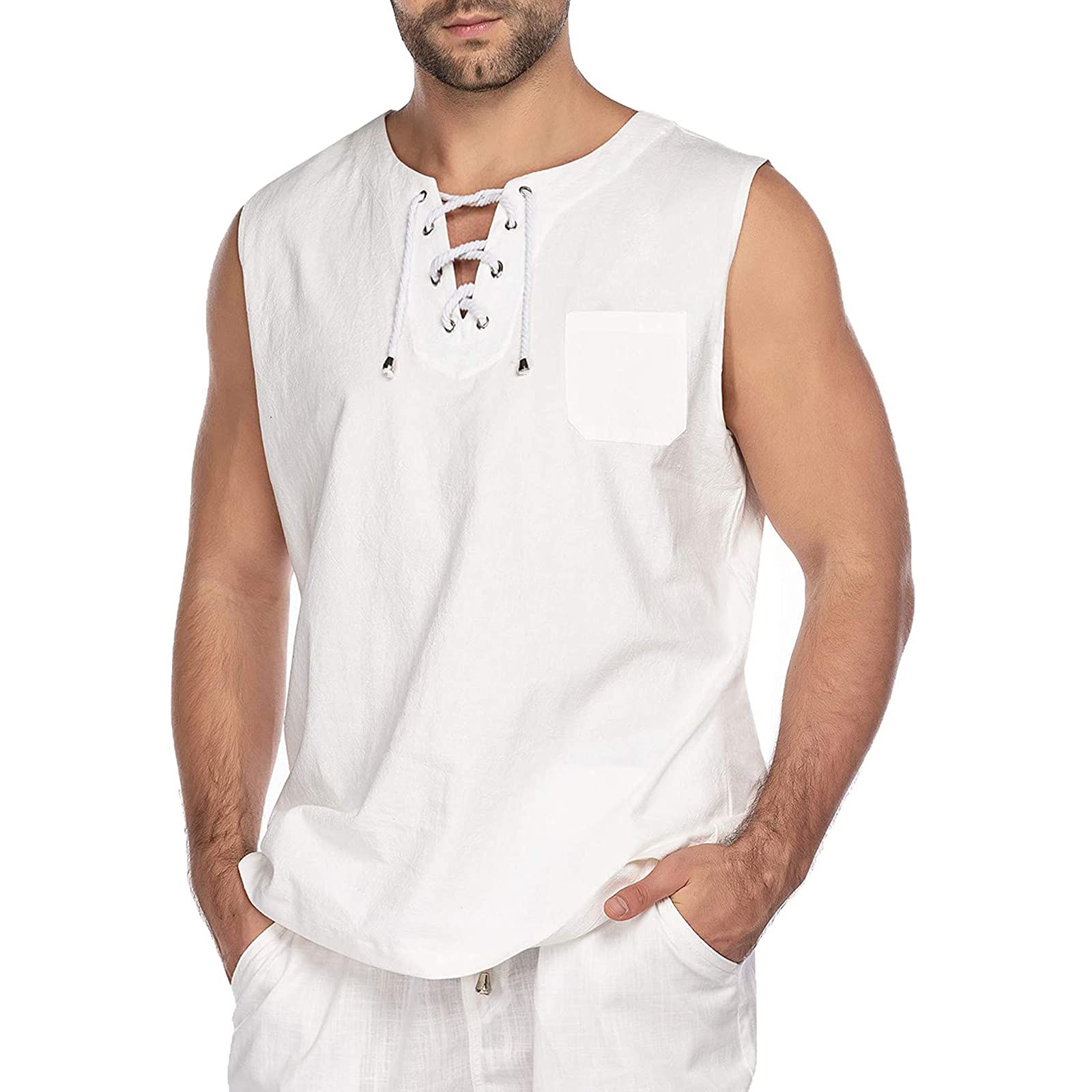 Men's Casual Fashion Vests & Muscle Tank Tops - Stylish Hippie Tees for Everyday Wear, Gym, and Summer Outings