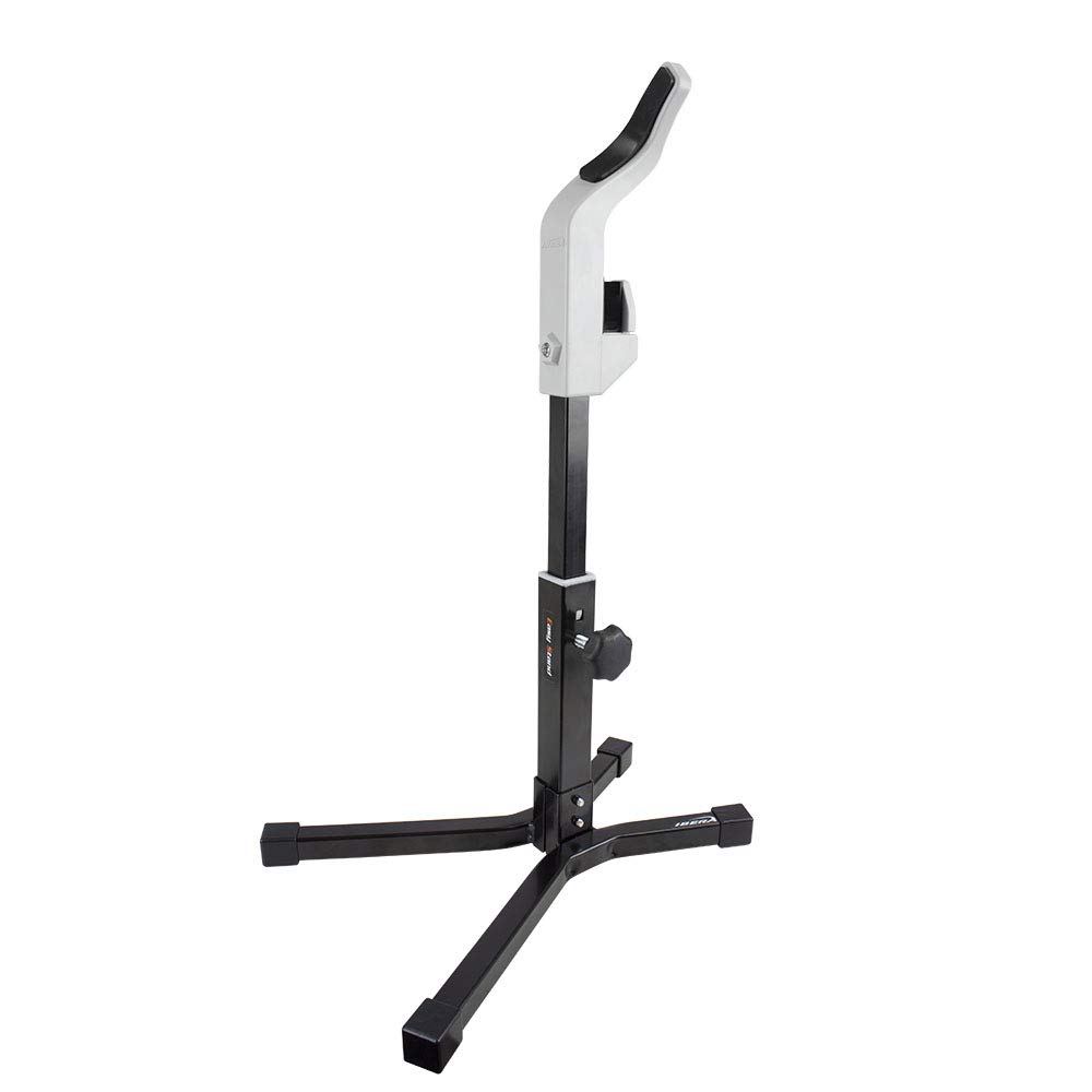 Ibera Adjustable Bike Floor Stand for Bike Storage - Non-Scratch Bike Rack with Height Adjustment for 20