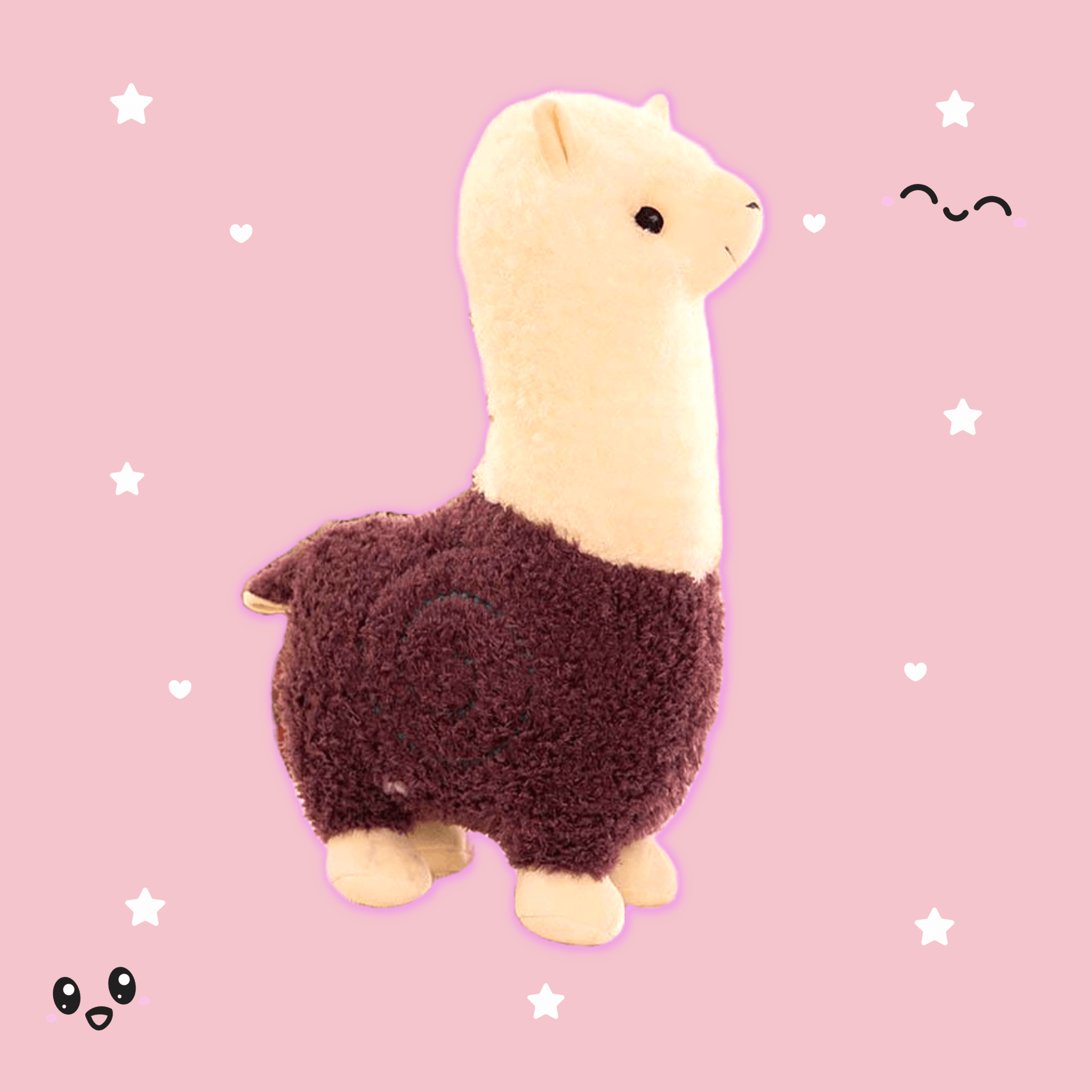Soft and Cute Alpaca Llama Plush Toy - Kawaii Stuffed Animal for Kids, Girls, Boys - Perfect for Cuddling, Gifts, and Room Decor