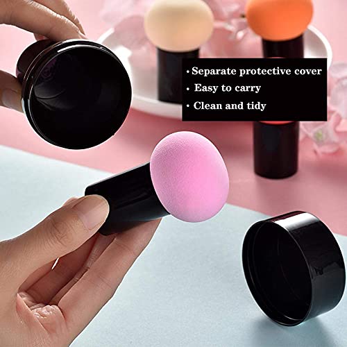 Belicia 3-Piece Mushroom Makeup Sponge Set - Latex-Free Cosmetic Blender Puff for Flawless Foundation & Concealer Application - Perfect for Daily Makeup, Travel & Professional Use