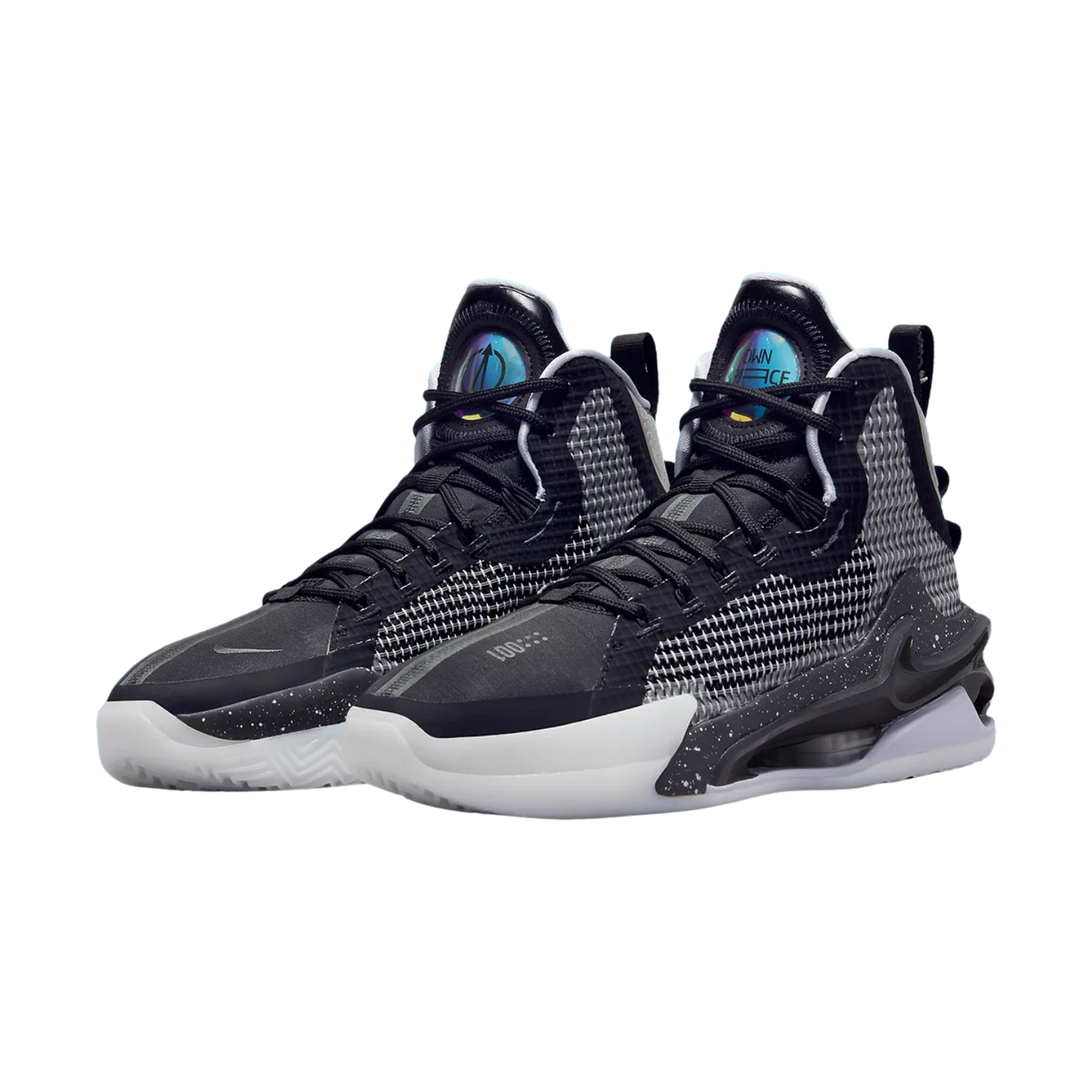 Nike Air Zoom GT Jump Basketball Shoes - Own Space Black Grey - High-Performance Cushioning for Indoor & Outdoor Courts