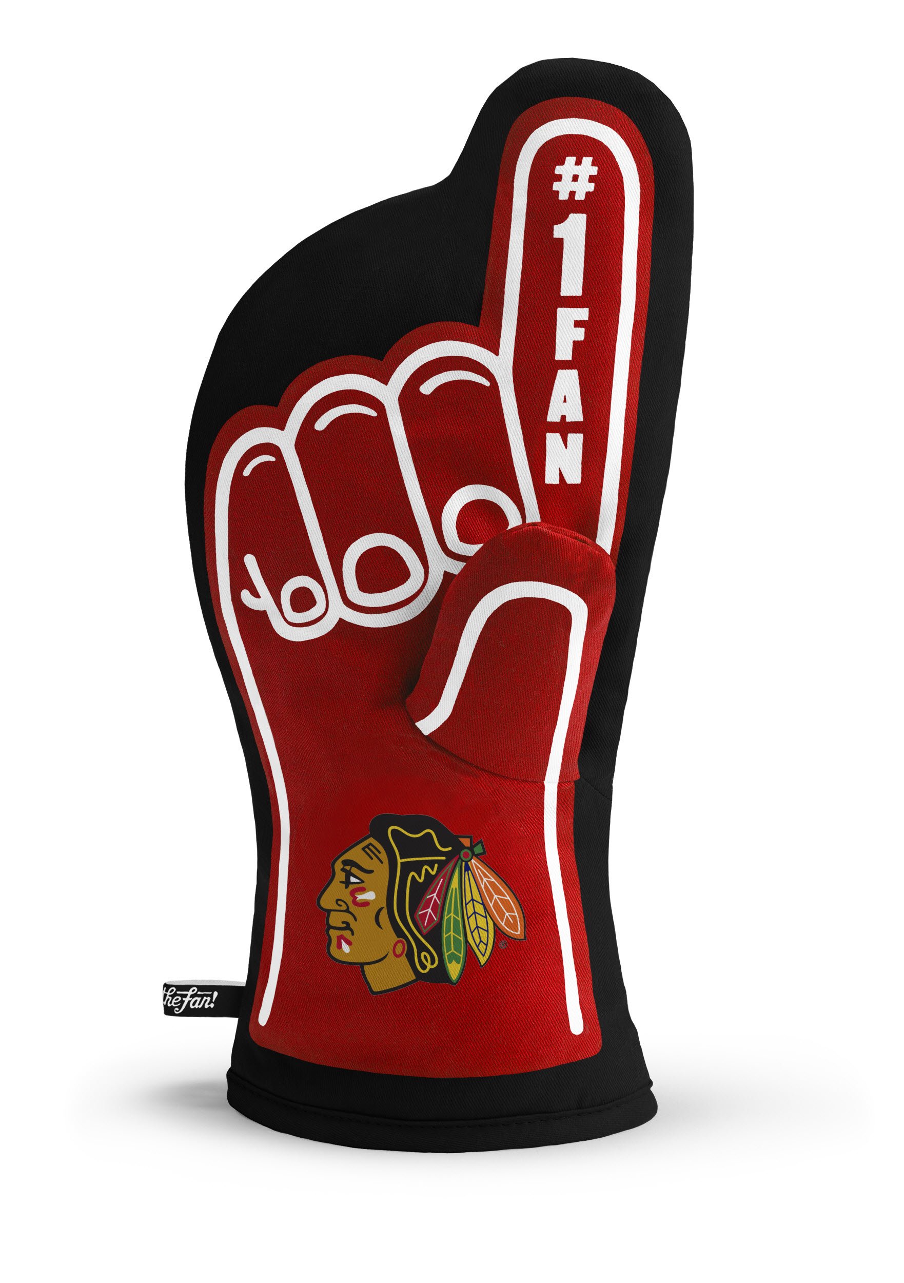 YouTheFan NHL #1 Oven Mitt - Heat Resistant Glove for Cooking & Baking - Perfect for Grilling, BBQ, and Kitchen Use - Officially Licensed NHL Team Designs