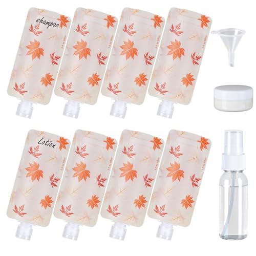 11pcs, Active Red Maple Leaf